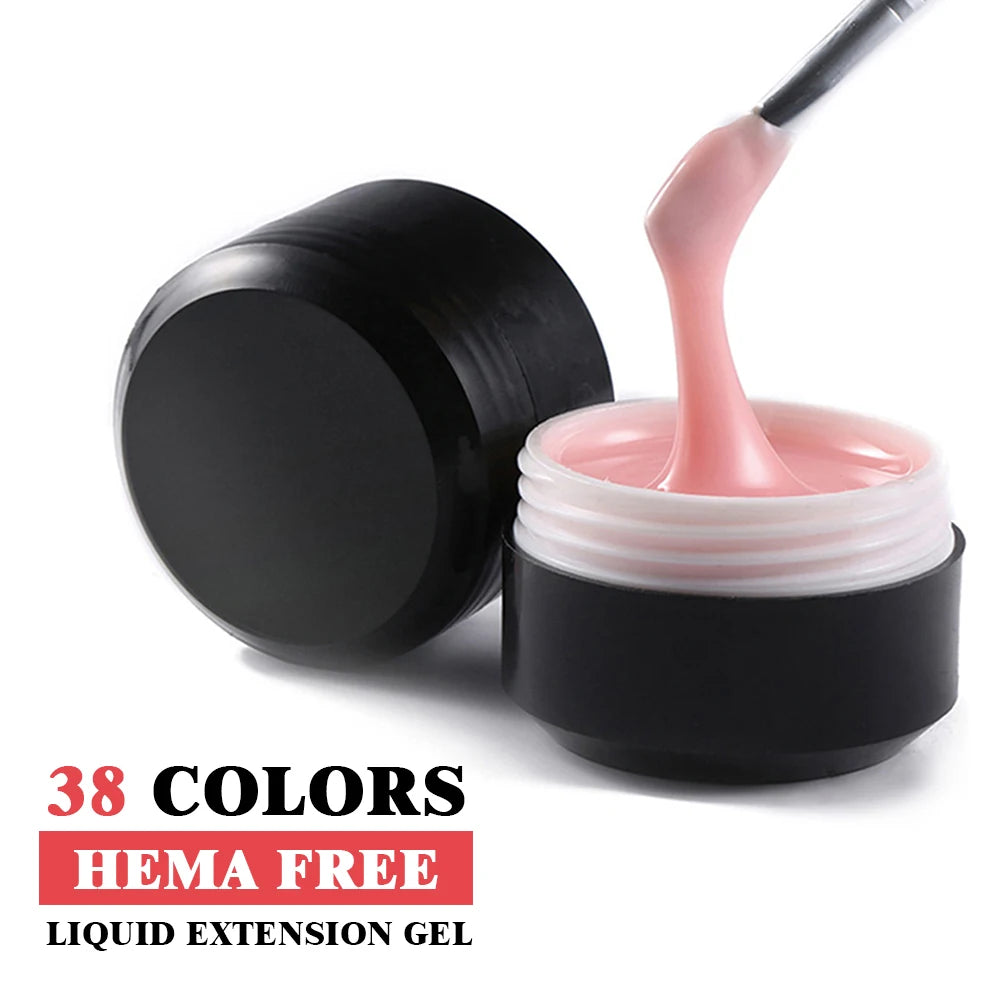 RONIKI Custom Logo Nail Extension Builder Gel 30g/50g Soak off UV Gel OEM/ODM Private Label for Nail Salons