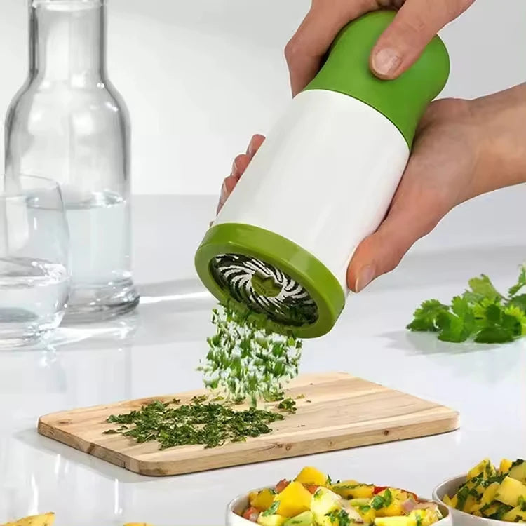 Hot Sell Hand Roller Herb Spice Grinder Vegetable Dry Grated Coriander Chopper Cutter Tools Kitchen Accessories