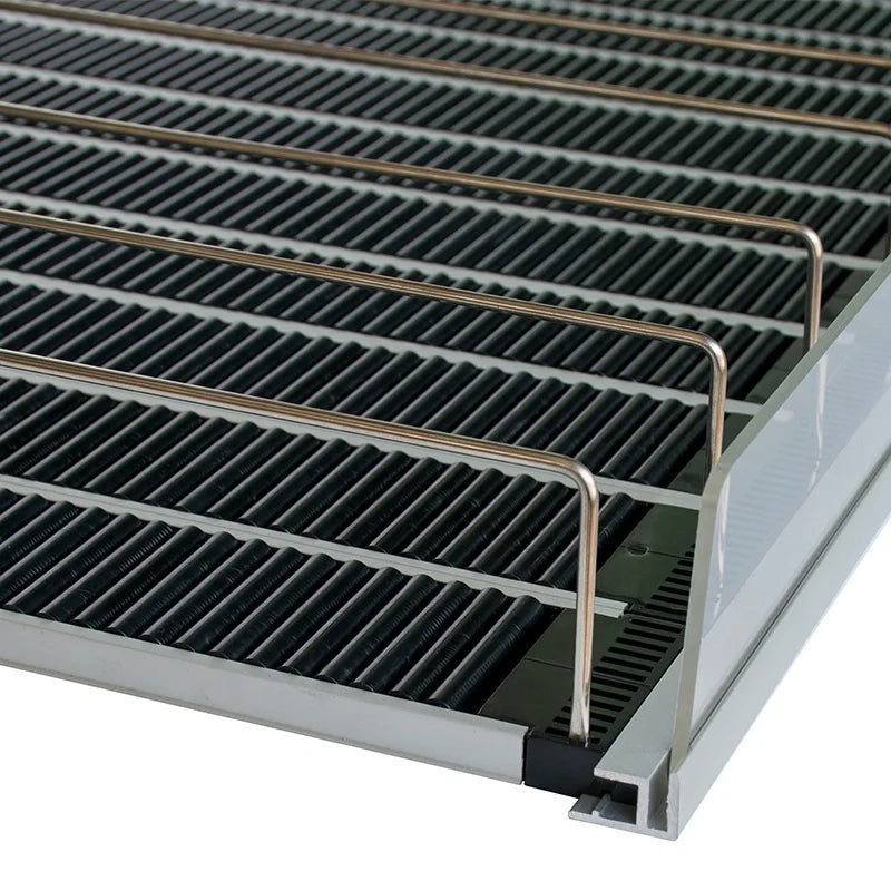 Supermarket Grocery Display Rack Beverage Glides Cooler Roller Shelf