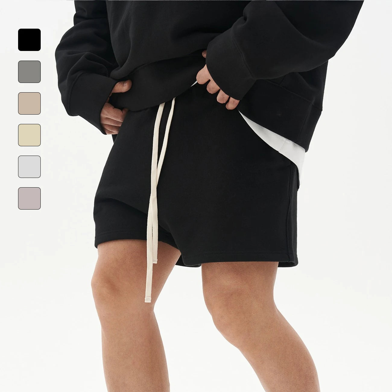 Loose Cotton Running Training Sports Shorts Custom Logo Man Street Casual Fitness Workout Shorts for Mens