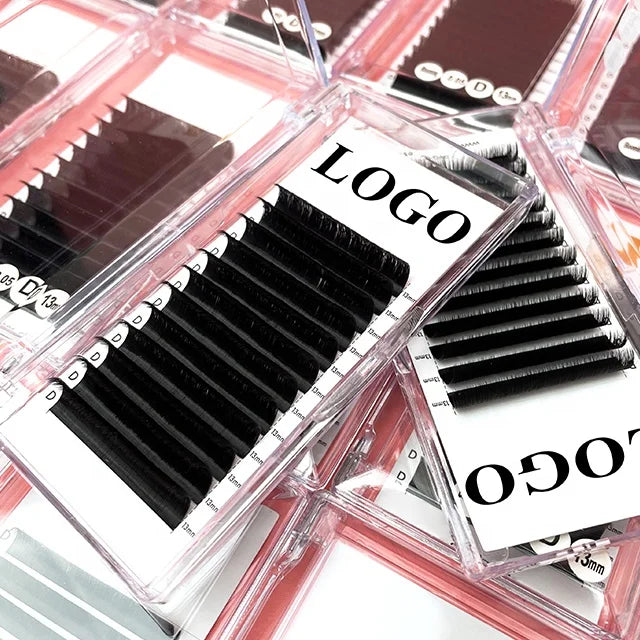 Supply Private Label 0.03 0.05 0.07 0.10 0.15 0.18 0.20 0.25Mm J B C Cc D Curl Faux Mink Volume Classic Eyelashes Extension