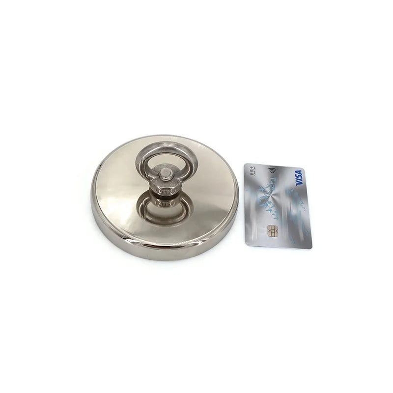 1000LBS Strong Magnet Fishing Round Salvage Magnet Fishing Neodymium with Hook