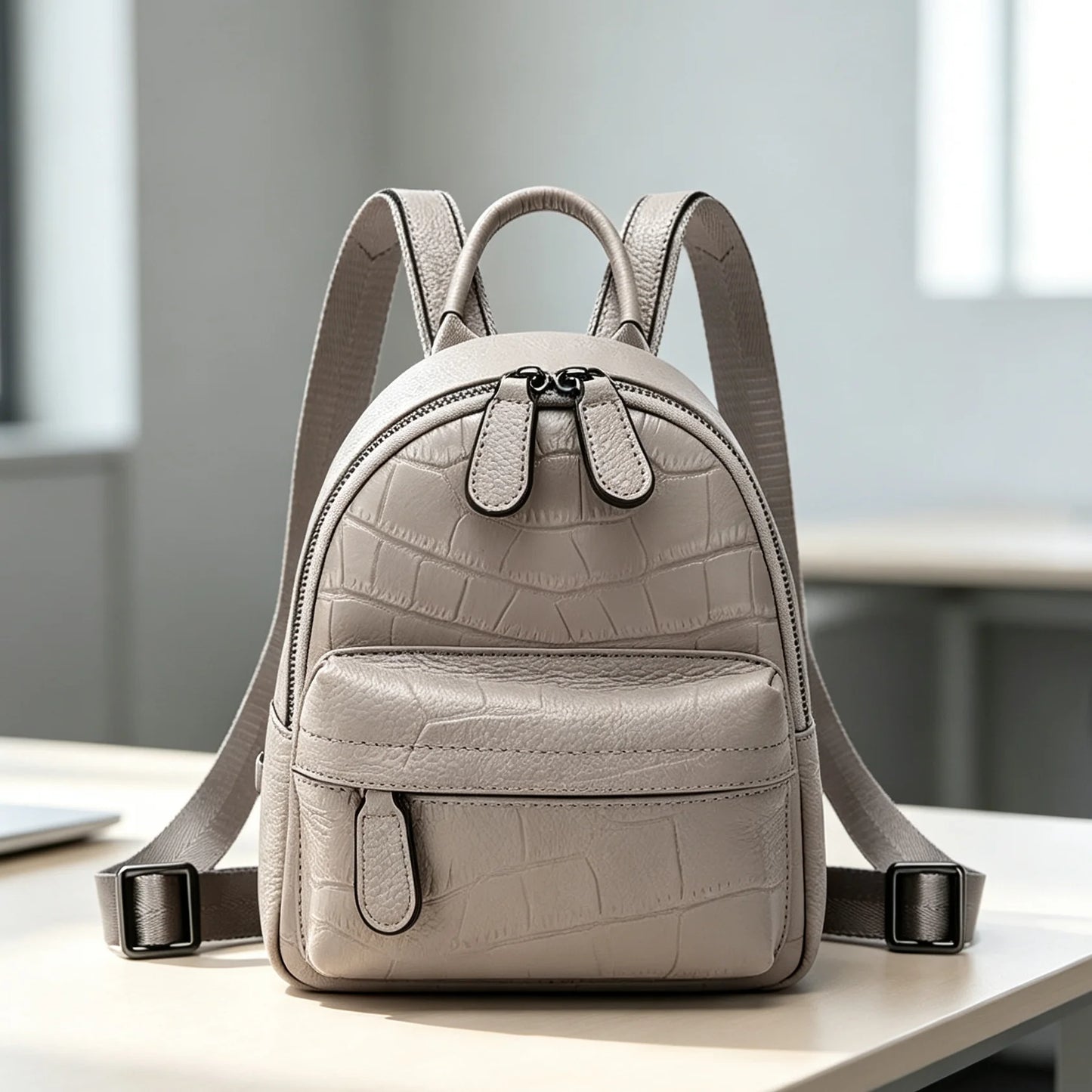 Retro Handmade Cowhide Leather Bag Backpack Genuine Leather Womans Backpack Leather Backpack for Woman