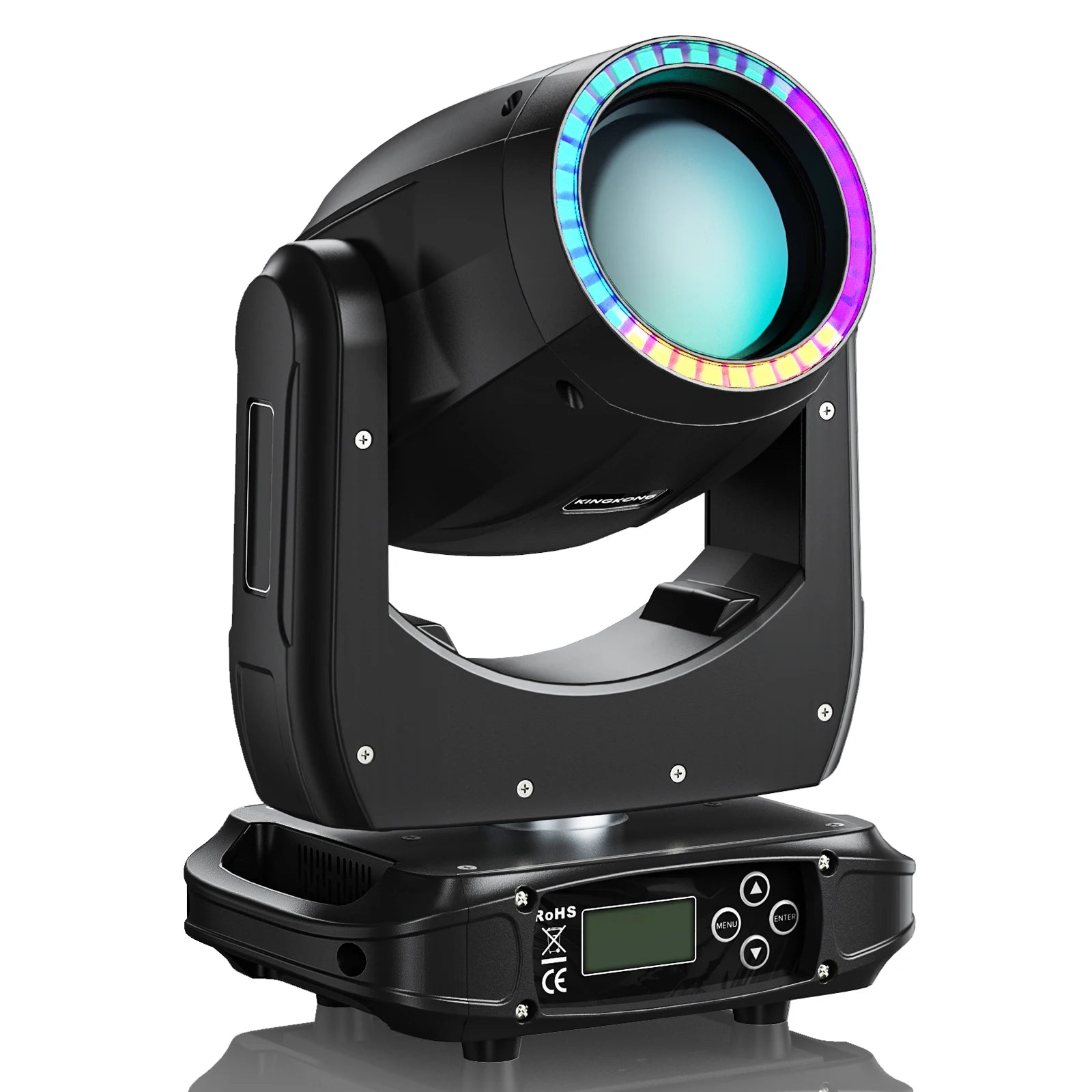U`King 180W 8 Prisms 15 Patterns Moving Head Lights for Disco KTV Stage Lighting DMX Control MovingHead Lamp