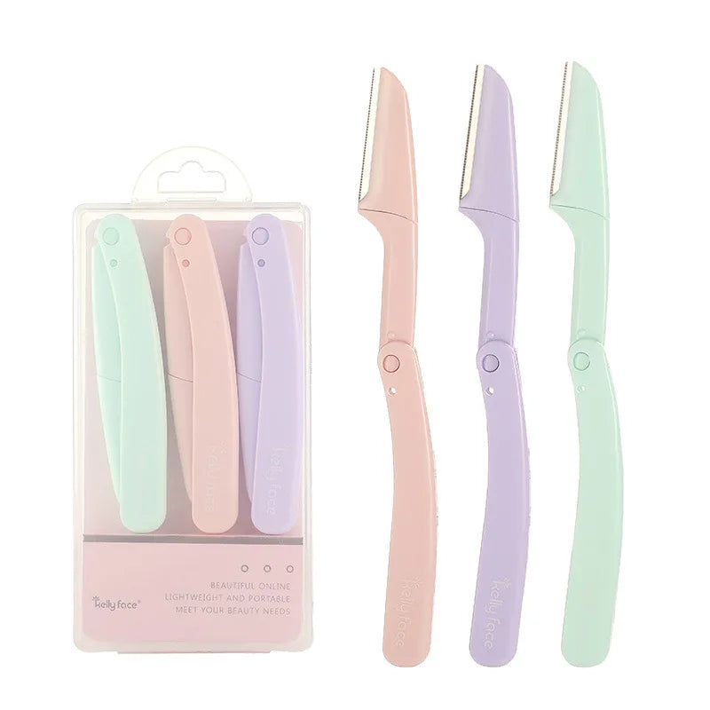 Good Price Eyebrow Razor Trimmer Sharp Blade Remover Face Razors for Women Facial Body Shaver Folding Eyebrow Trimming Knife