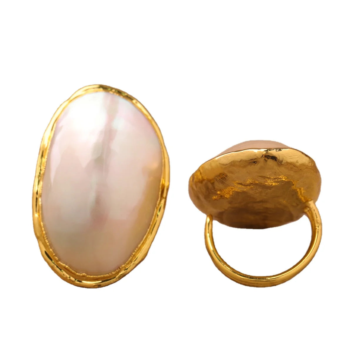 Natural MAPEI Mabe Rings Luxury Jewelry