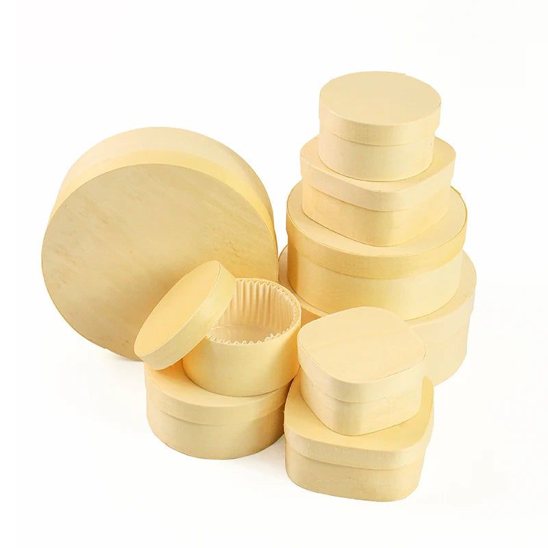 Factory Directly Sale Disposable Food Grade Wooden Cake Box
