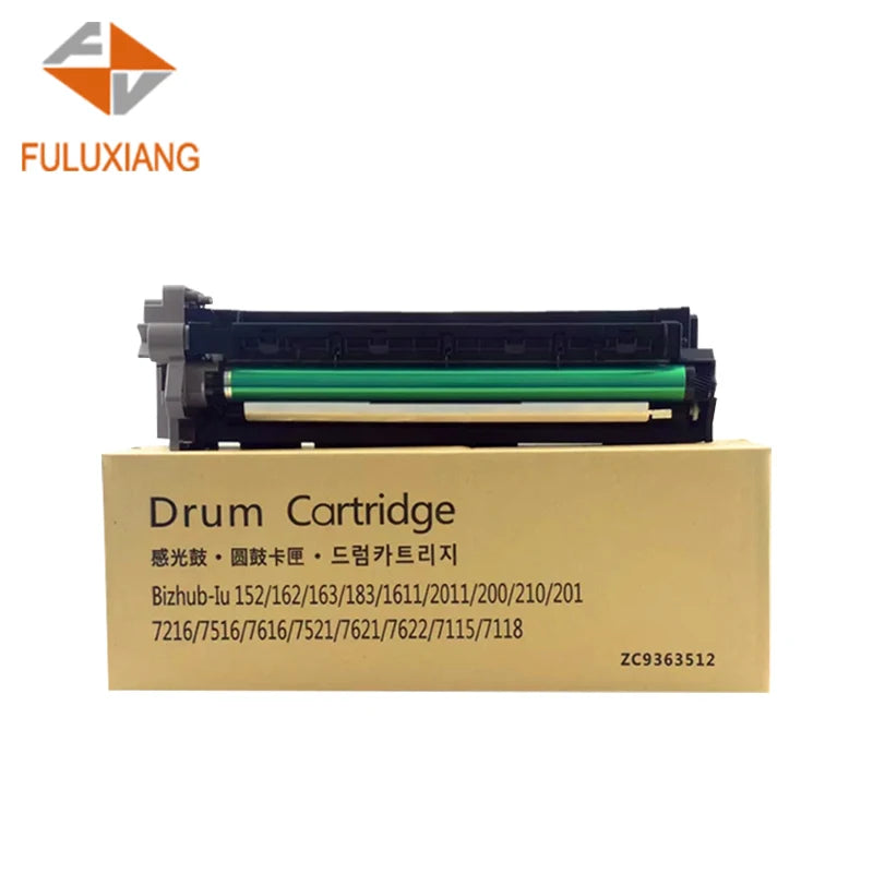 FULUXIANG Compatible DR114 Drum Unit for Konica Minolta Bizhub Di152/DI162/DI183/DI210 Full Cartridge with 18-Month Warranty