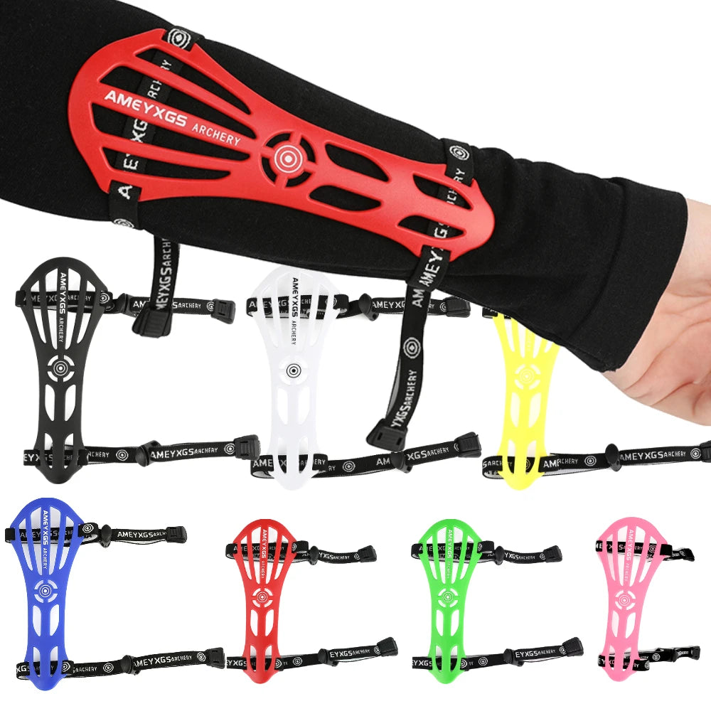 AME Archery Arm Guard Nylon +15% Fiberglass Lightweight Arm Protector for Shooting Hunting & Practice