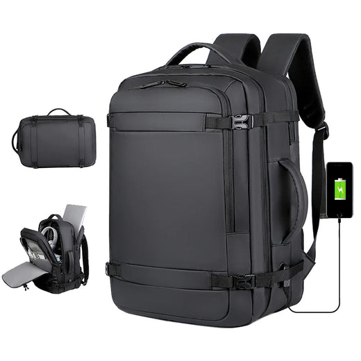 New Fashion Student Laptop Backpack USB Charger Port Large Capacity Waterproof Good Quality Backpack