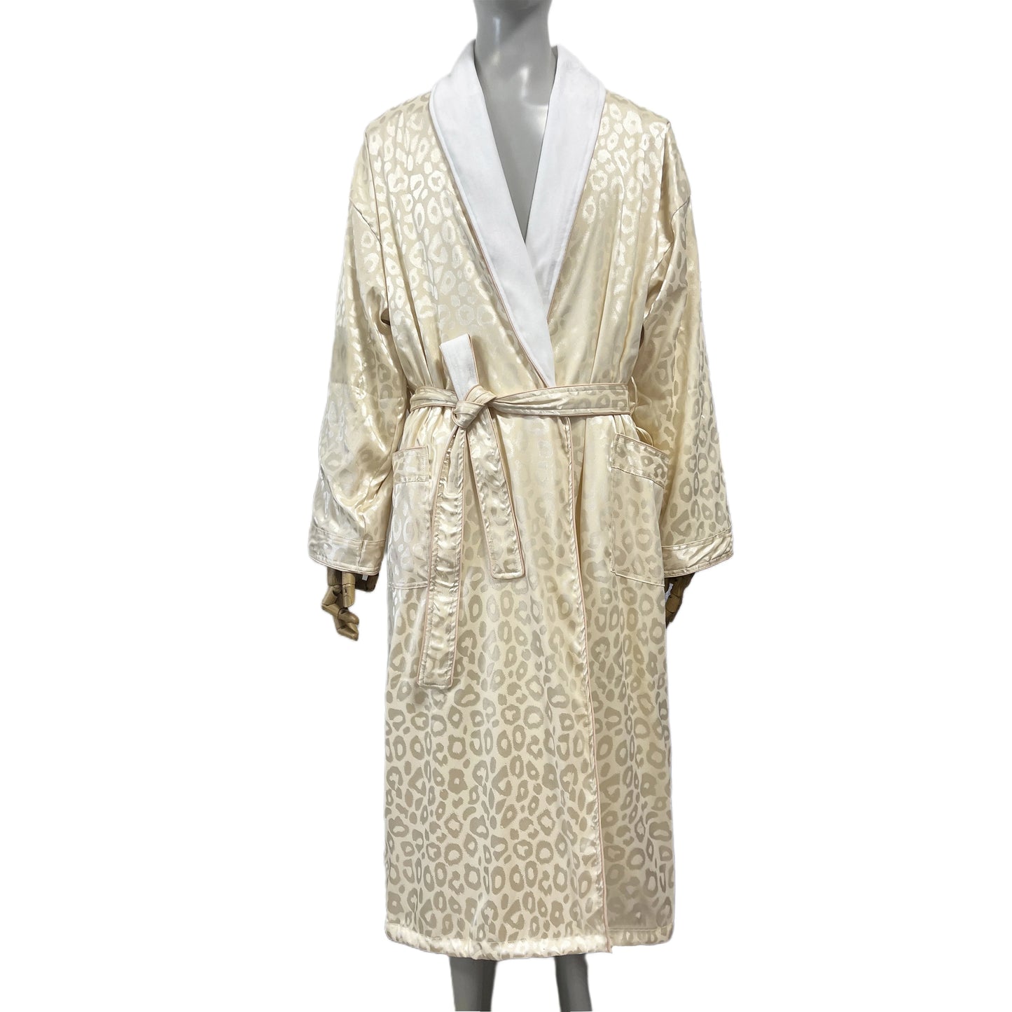 Custom Luxury Stain Bathrobe Skin-friendly Skill Feeling Sleepwear Luxury Double Layer Bathrobes for Women