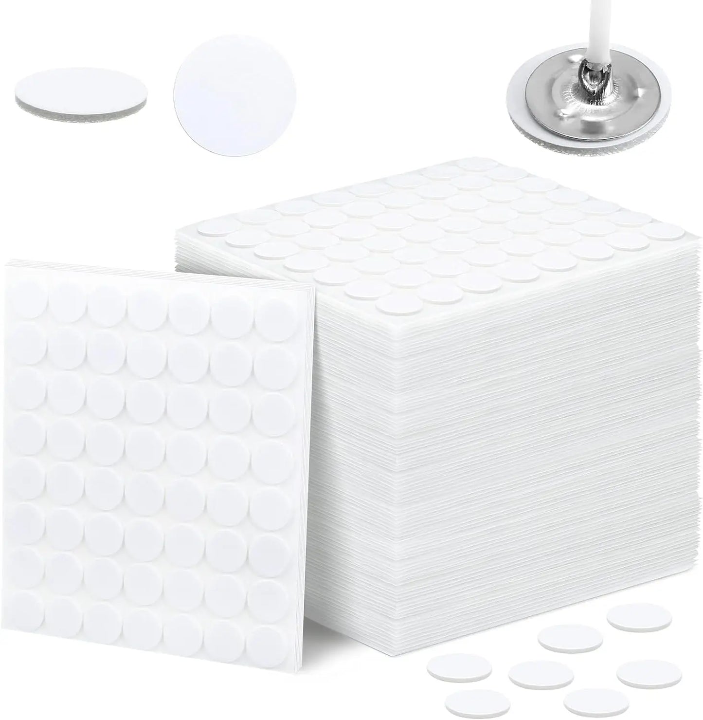 Heat Resistant Candle Wick Stickers - Industrial Strength Double Sided Foam Tape for Candle Making