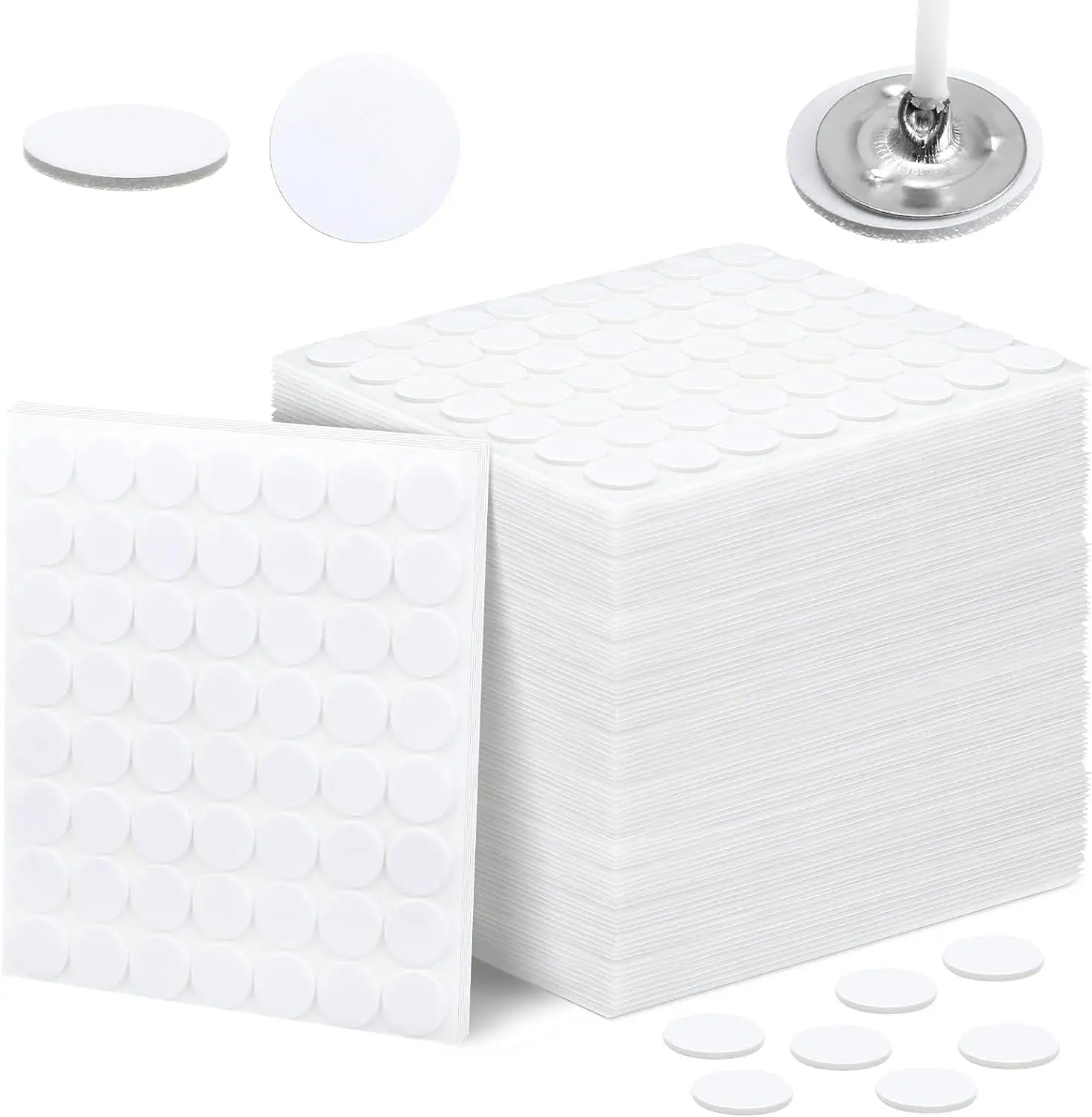 Heat Resistant Candle Wick Stickers - Industrial Strength Double Sided Foam Tape for Candle Making