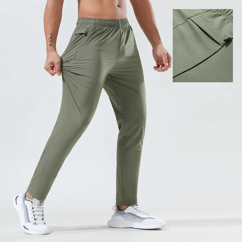 Sports Quick Drying Pants Men's Summer Loose Outdoor Running Fitness Yoga Leisure Training Pants for Men