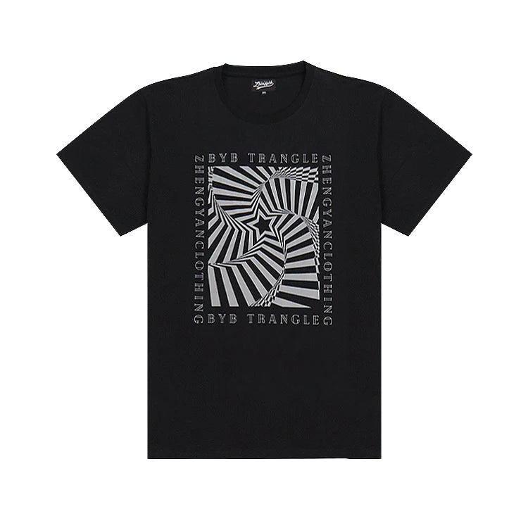Crew Neck Men's Heavyweight T-shirt Screen Printing t Shirt for Men