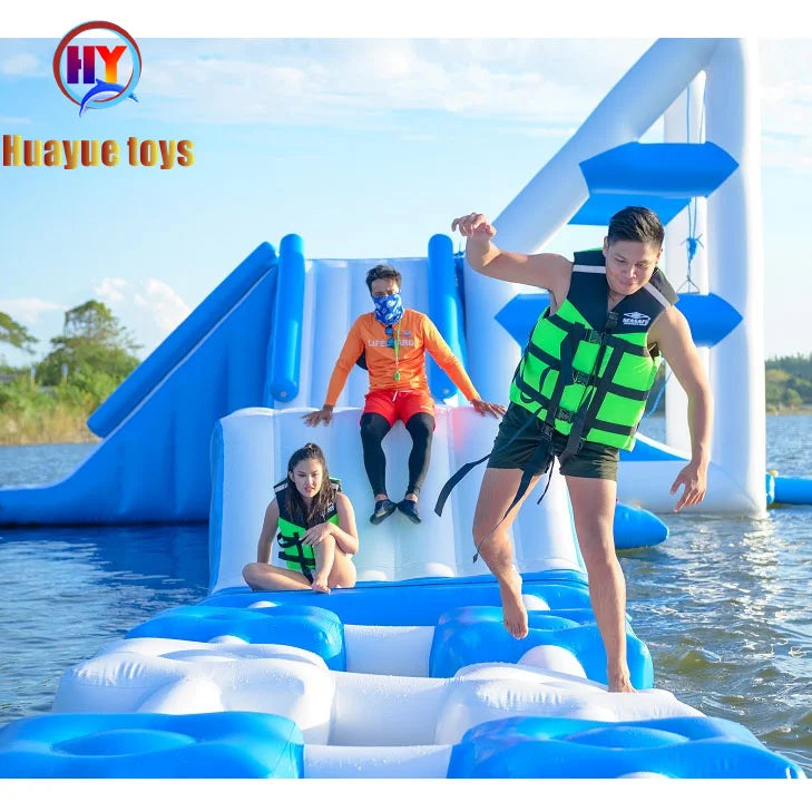 Different Sizes Commercial Floating Inflatable Water Park Water Games Inflatable Water Obstacle Course