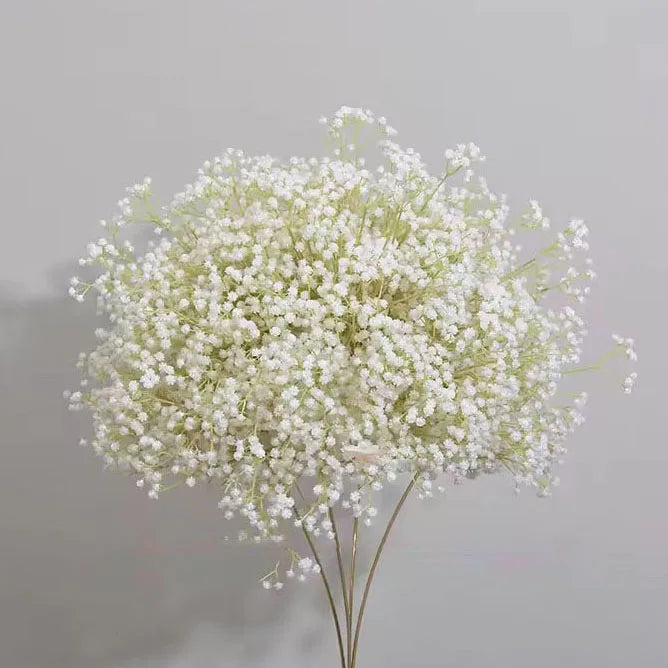 WG230126 60 cm Artificial Natural Babys Breath Flower Ball Centerpieces Balls for Wedding Party Event Decor