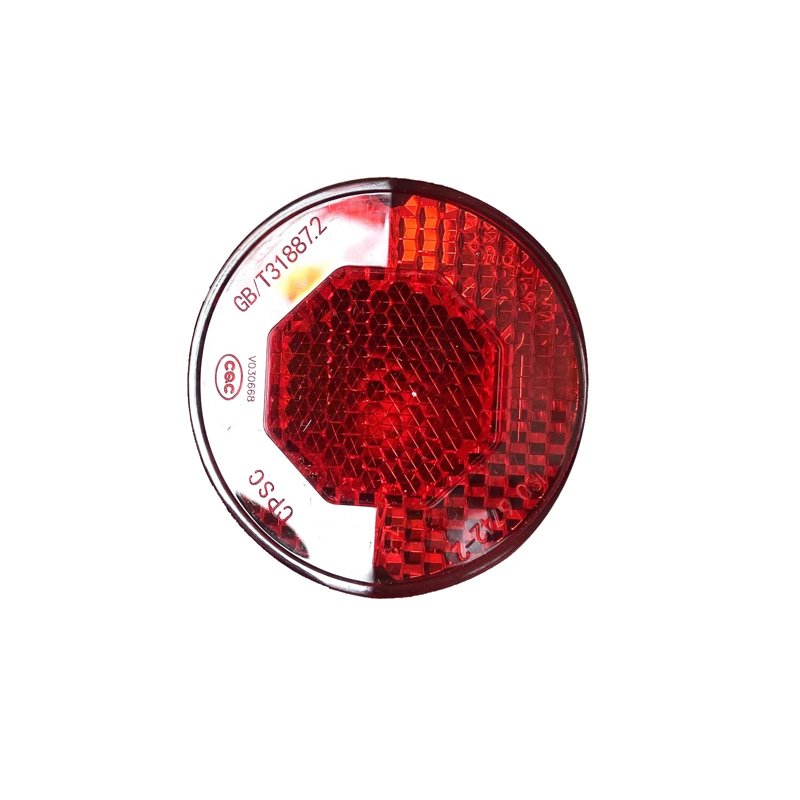 Bicycle Spare Parts Round Safety Warning Reflector Accessory Parts for Enhanced Visibility