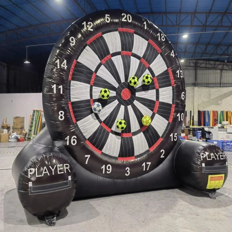 2024 Factory Price PVC Soccer Dart Board Inflatable Football Target Dart Board Outdoor Activity Soccer Dart for Sales