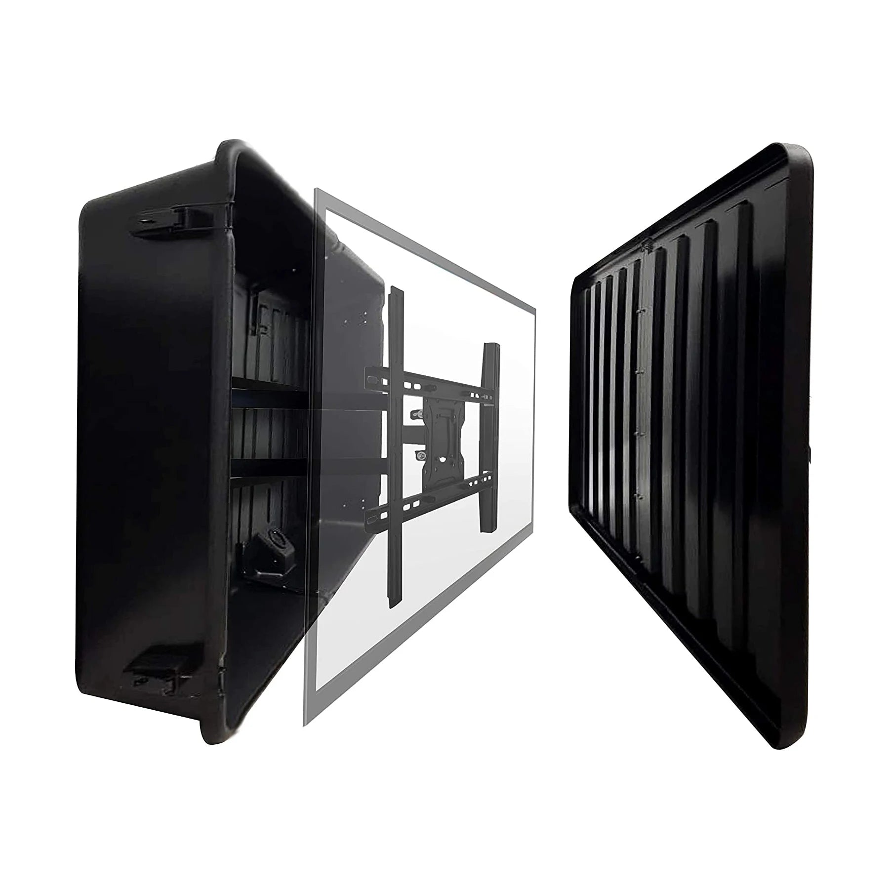 Outdoor TV Enclosure  Wall Mounting TV Hard Cover Weatherproof Protection for Television