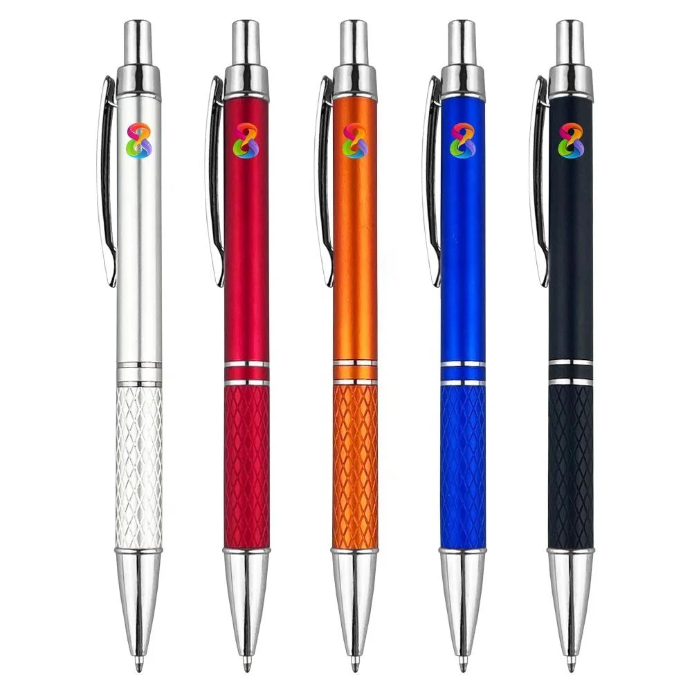 New Arrival High Quality Click Action Pen With Solid Matt Metallic Barrel Good With Customized Logo Promotional Gifts PP139