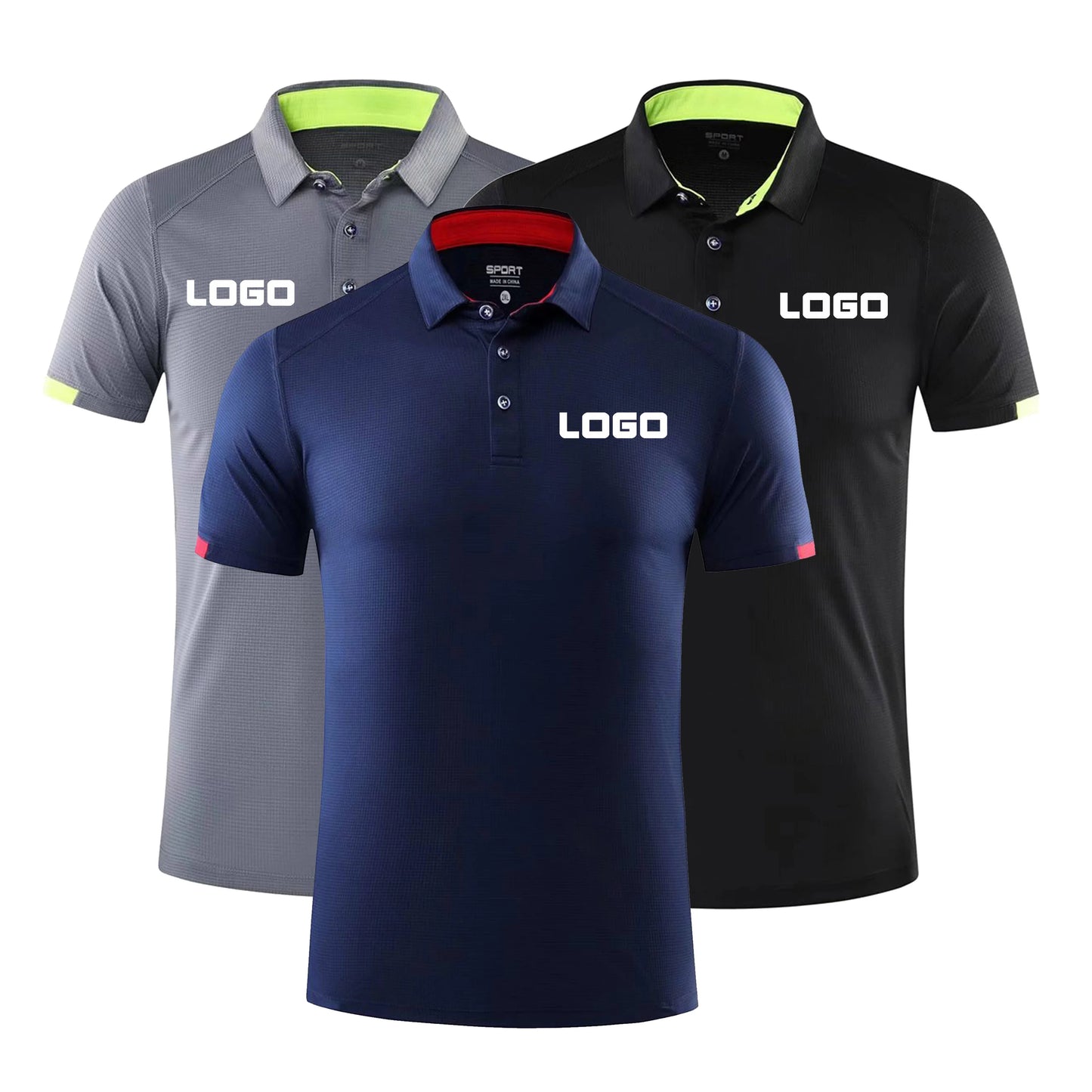 Factory Hot Selling Golf Shirt Men for Summer Unisex Dry Fit Polyester Polo Shirts Sport