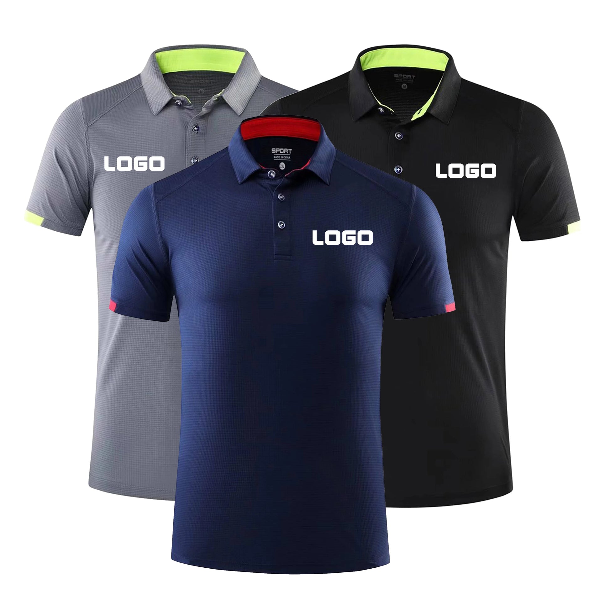 Factory Hot Selling Golf Shirt Men for Summer Unisex Dry Fit Polyester Polo Shirts Sport