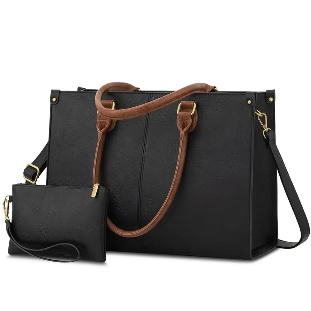LOVEVOOK Factory Wholesale High Quality Custom Large Capacity Popular PU Hand Bag Bags Handbag 15.6 LAPTOP Tote Women's Tote 