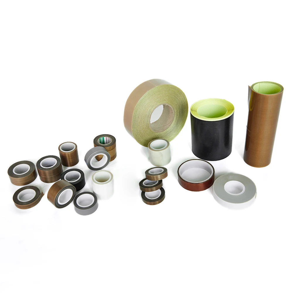Heat Resistant Non-stick Surface PTFE Glass Fabric with Adhesive Silicone Glue for PVC Window Welding