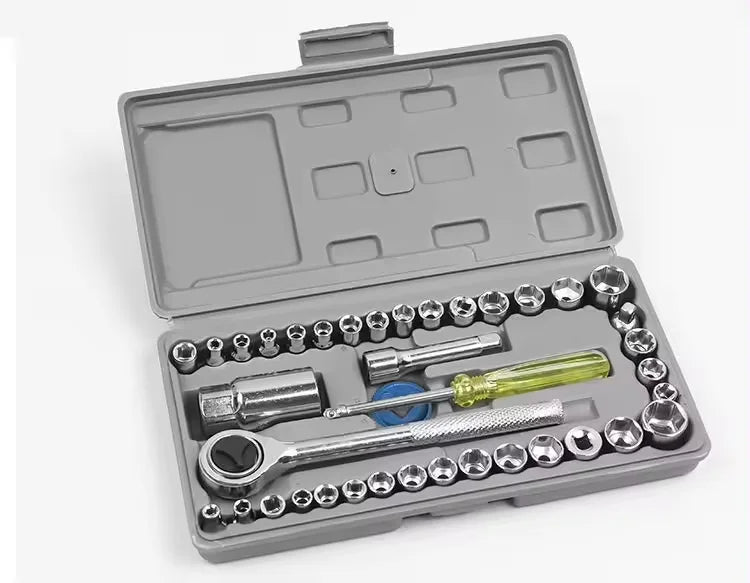 Zhixin 40 Piece Auto & Motorcycle Tool Sleeve Set Tool Kit