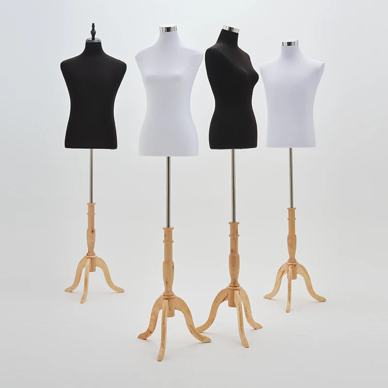 Velvet Fabric Covered Mannequin Female Dummy Foam Dress Form Fashion Design Mannequins