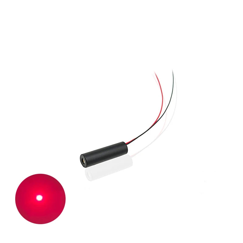 High Stability Compact Mini D10x35mm 660nm 100mw 3V Red Dot Laser Module Industrial-grade High-brightness Positioning Lazer H