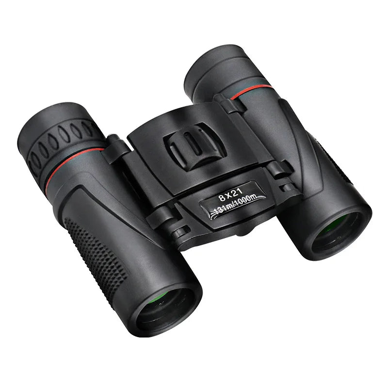 8X21 Professional Powerful Small Binoculars Telescope Coating Lenses  Mini Telescope HD Spotting Scope Hunting FMC