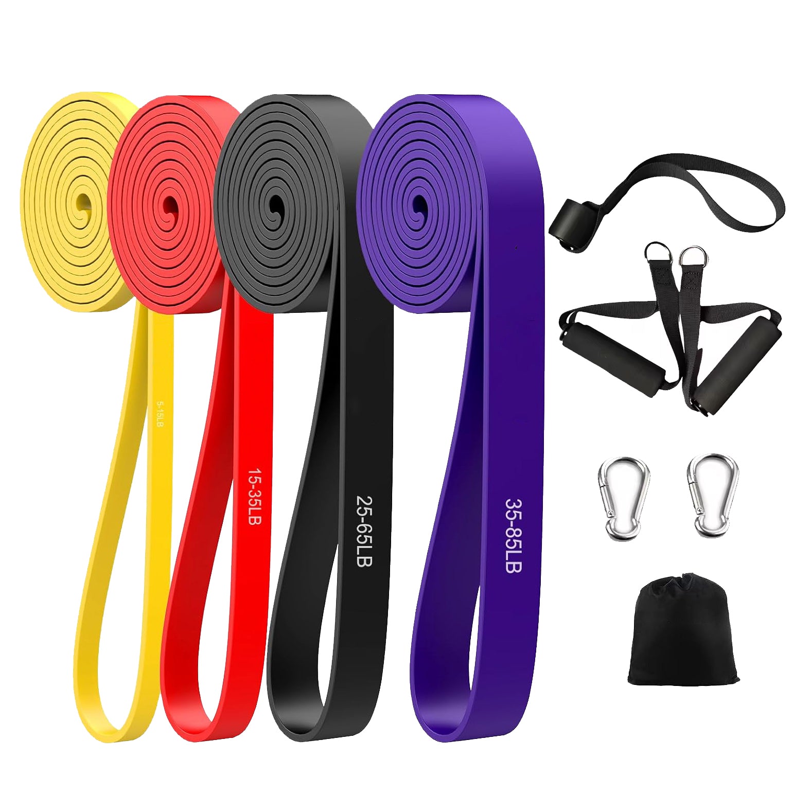 Single Natural Latex Pull up Assist Resistance Band 4.5mm Thick Elastic Band for Home Gym Equipment Strength Training Physica