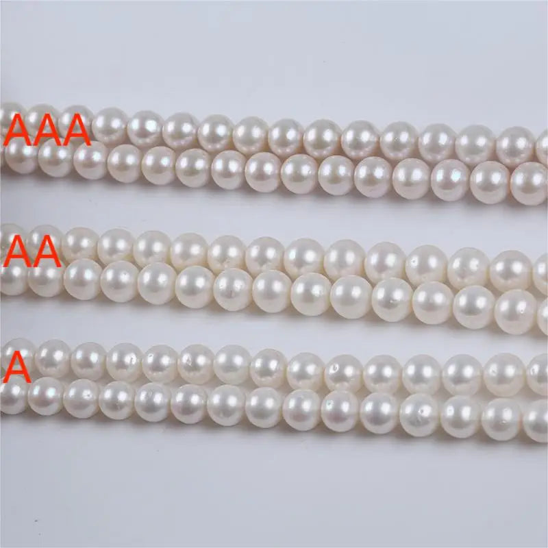Zhuji Good Quality 10-11mm White Round Shape Pearl Stand for Jewelry Making