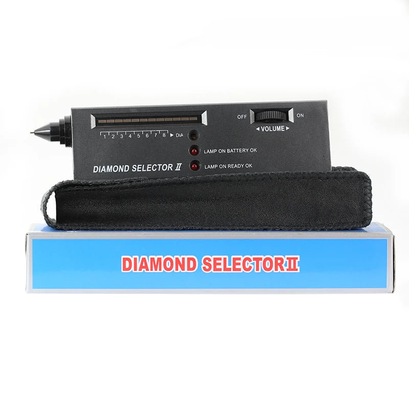 Cadermay Moissanite Lab Created Jewelry Tester Portable Gemstone Selector II High Accuracy Gem Testing Tool DiamondTest Pen