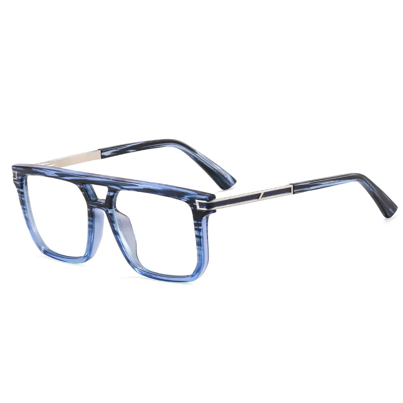 MS 93510 Classic Designer Glasses with TR90 Frame Double Nose Bridge Anti-Blue Light Lens Customized Logo New Optical Eyewear