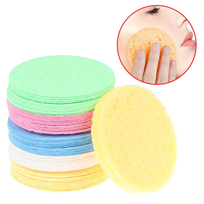 Compressed Facial Beauty Sponge for Women Cleaning Exfoliating Facial Spa Massage Easy to Dry Without Breeding Bacteria