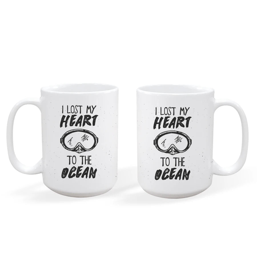 Topjlh 15oz White Ceramic Mugs for Sublimation Custom LOGO Print Drinkware Tea Coffee Home Kitchen Office Parties Holiday Gif