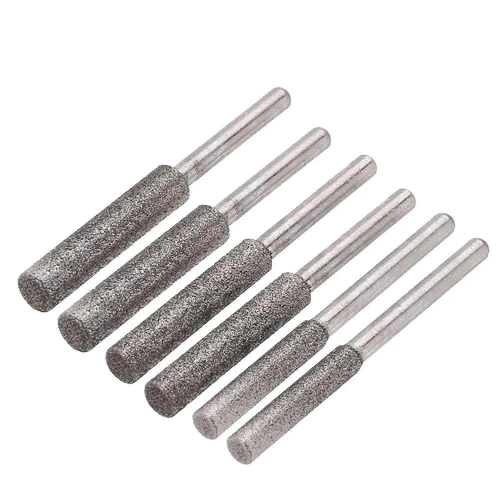 Chainsaw Sharpening Electroplated Diamond Small Grinding Head Sharpening Polishing Chainsaws Tool Drill Rotary Accessories