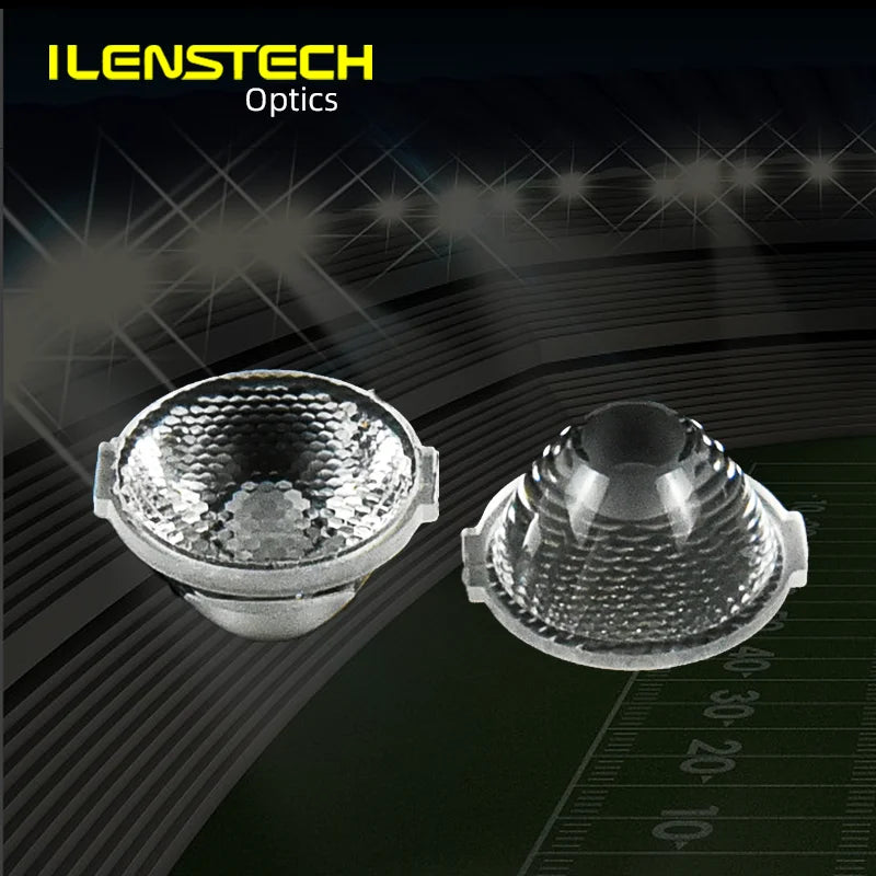 Ilenstech 3030 Smd Led Lens 30 Degree 13mm Tir Lens PMMA Acrylic Optical Lens