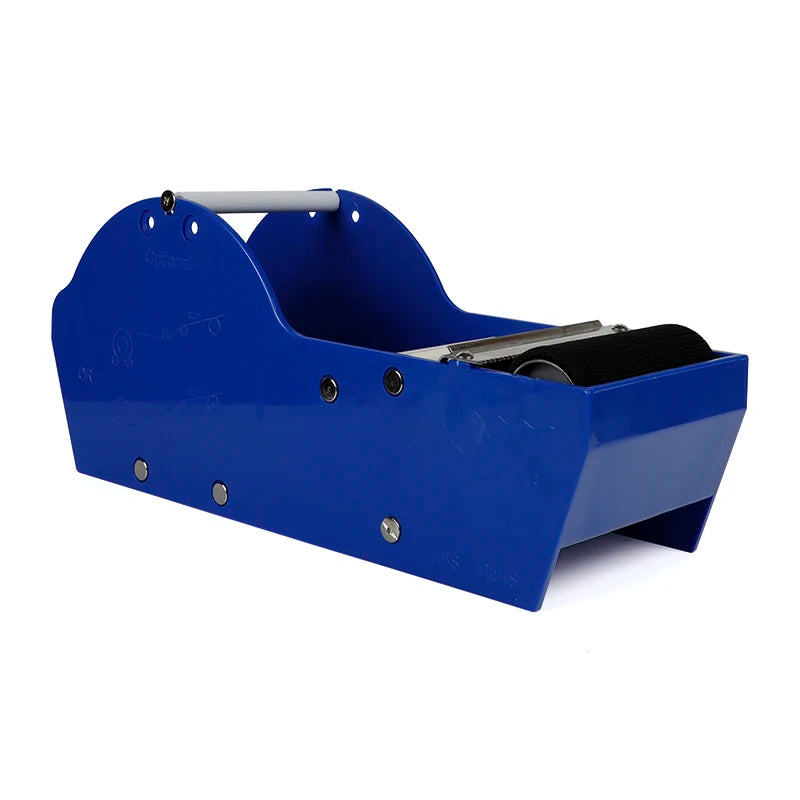Manual 3 Inch Blue Water Activated Iron & Plastic Small & Lightweight Gummed Paper Tape Packaging Dispenser