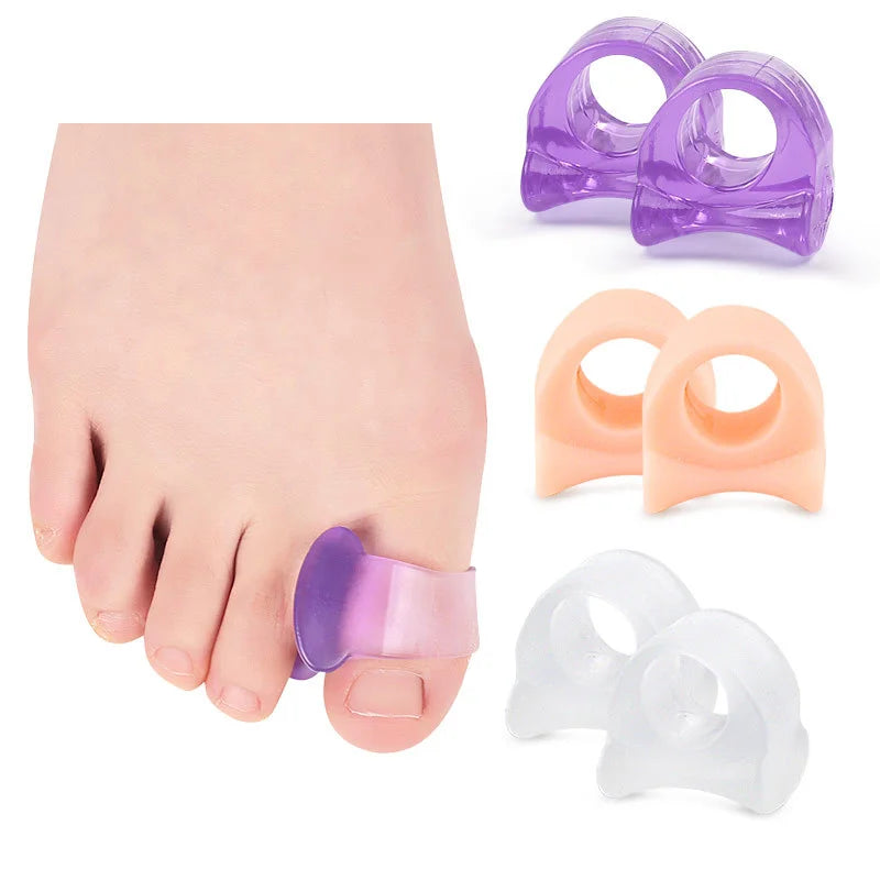 99insole Gel Single Loop Silicone SEBS Toe Separators Big Toe Separators for Bunions
