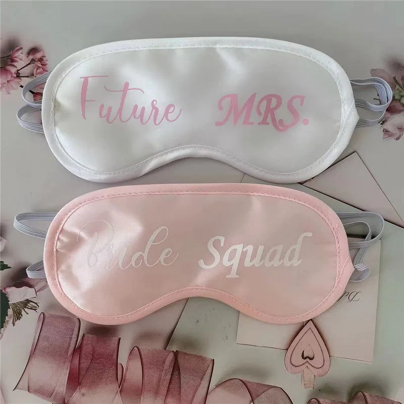 Flight Eye Mask Sleeping Eye Shades Bride Bridesmaid Lightweight Airline Eye Cover