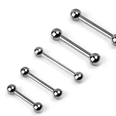 Popular Implant Grade Titanium Body Jewelry Ear Piercing Straight Barbell with Internal Thread Industrial Grade Barbell