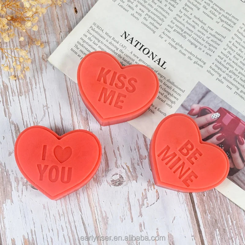 Early Riser Love Letter Handmade Soap Silicone Mold DIY love Scented Candle Mold Cake Mold