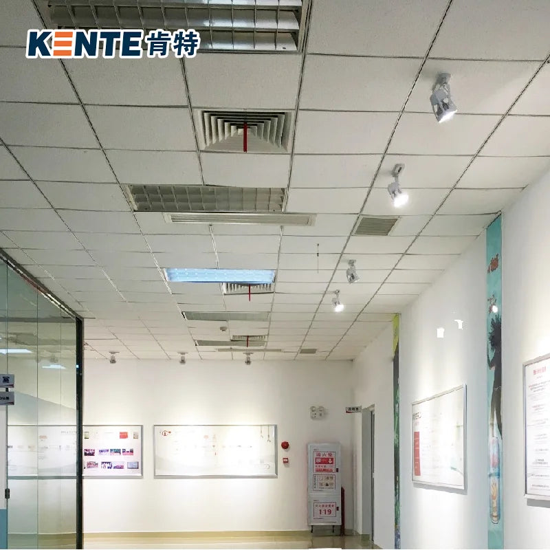 Kente 2*2 Artistic Ceilings Fire Rated Mineral Fiber Ceiling Tile for Heat Insulation Noise Reduction Sound Absorption Damp