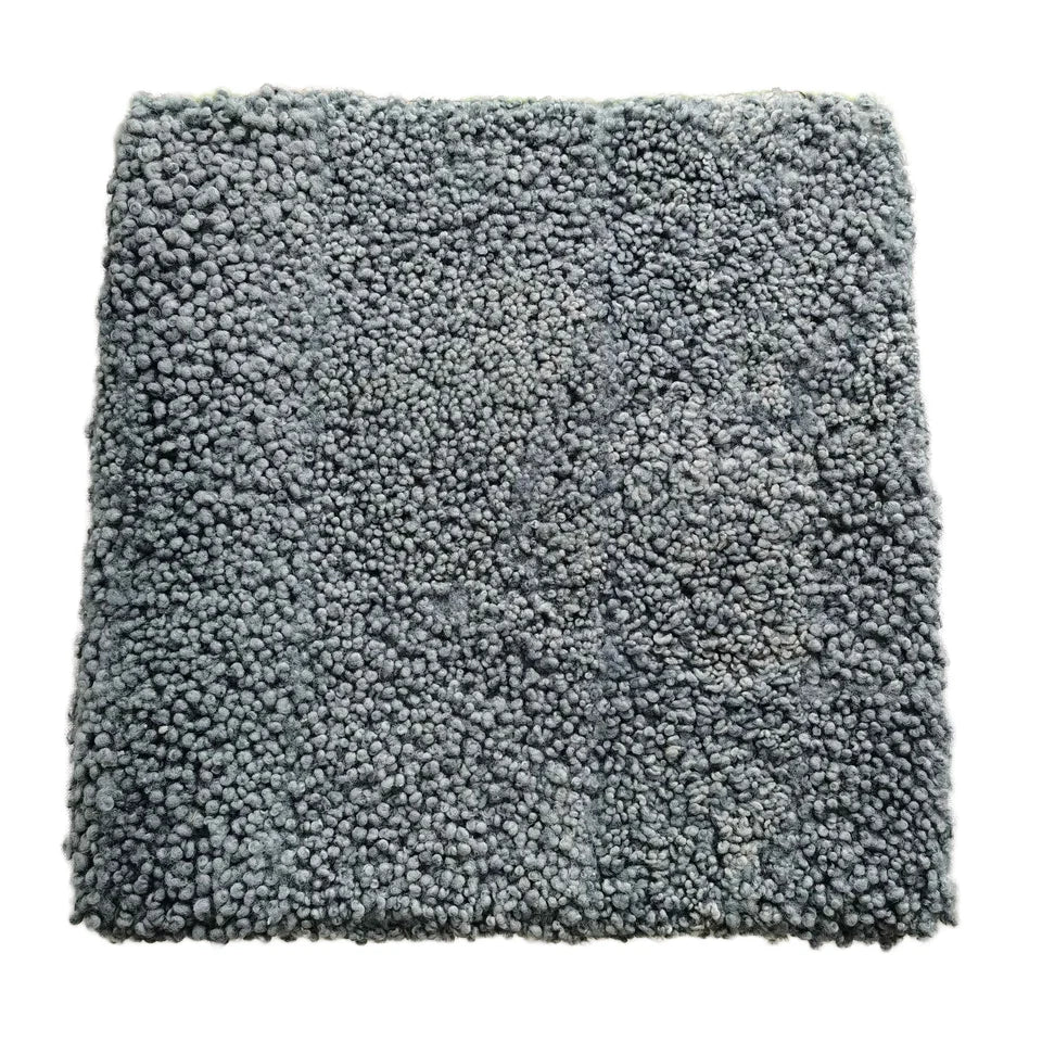 Luxury Australian Curly Sheepskin Fur Cushion Non-Slip Extra Thick Durable Soft Warm Fluffy Customized Modern Mat Chair Mats