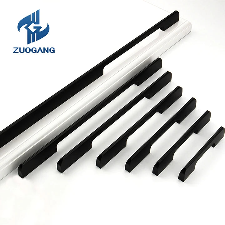Zuo Gang Factory Direct Modern Aluminum Cabinet Pull Furniture Hardware Accessories Dresser PUll Cupboard Drawer Kitchen Hand