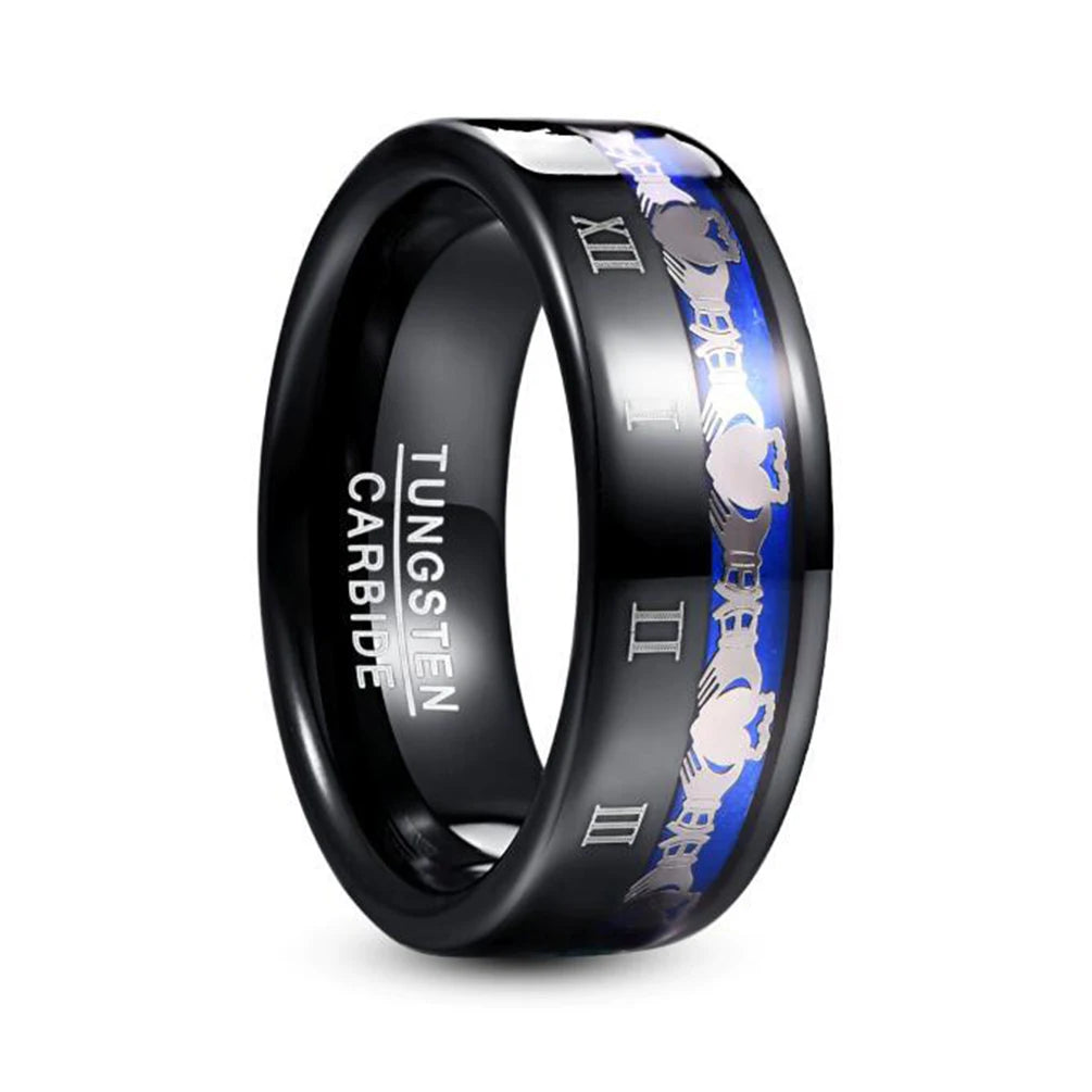 Alin New Trendy Tungsten Carbide Wedding Band 8mm 10mm Wholesale for Man Woman Jewelry